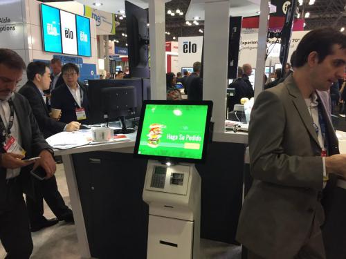 Вариант кассы самообслуживания для fast food